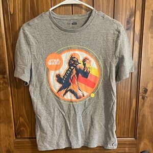 GAP Gray Star Wars Chewbacca Tee